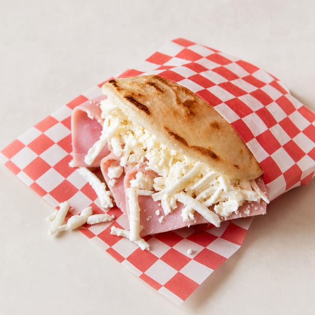 Ham & Cheese Arepa.