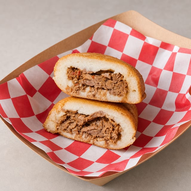 Shredded Beef Empanada.