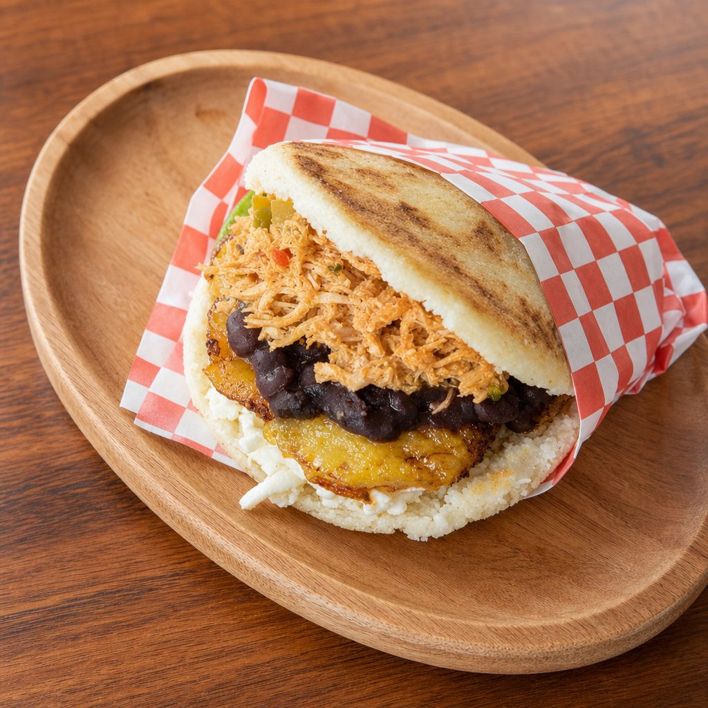 Chicken Pabellón Arepa.