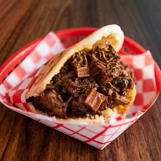 Asado Negro Arepa.