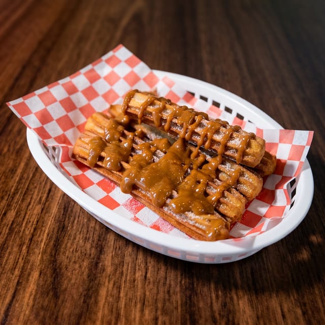 Churros with Dulce de Leche.