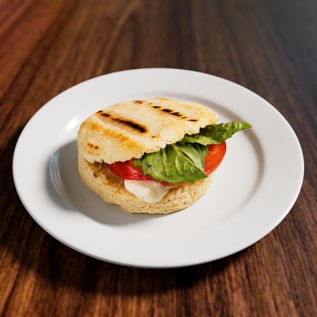 Capresa Arepa.