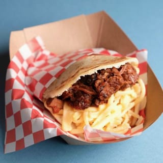 Asado Negro & Cheese Arepa